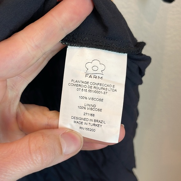 NWT FARM Rio x Anthropologie Sasha Off The Shoulder Dress Size XS - Picture 9 of 10